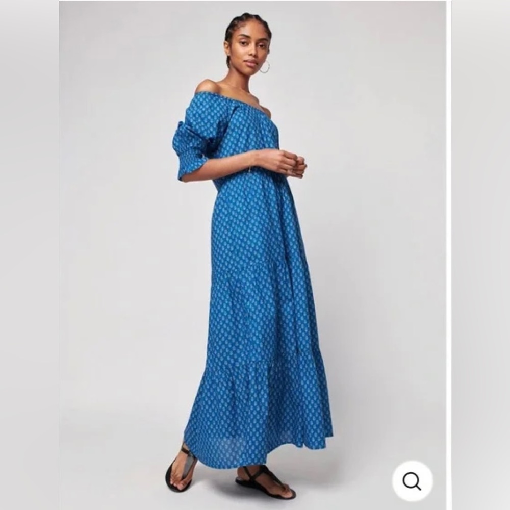 Faherty (Indigo floral willow dress) XS